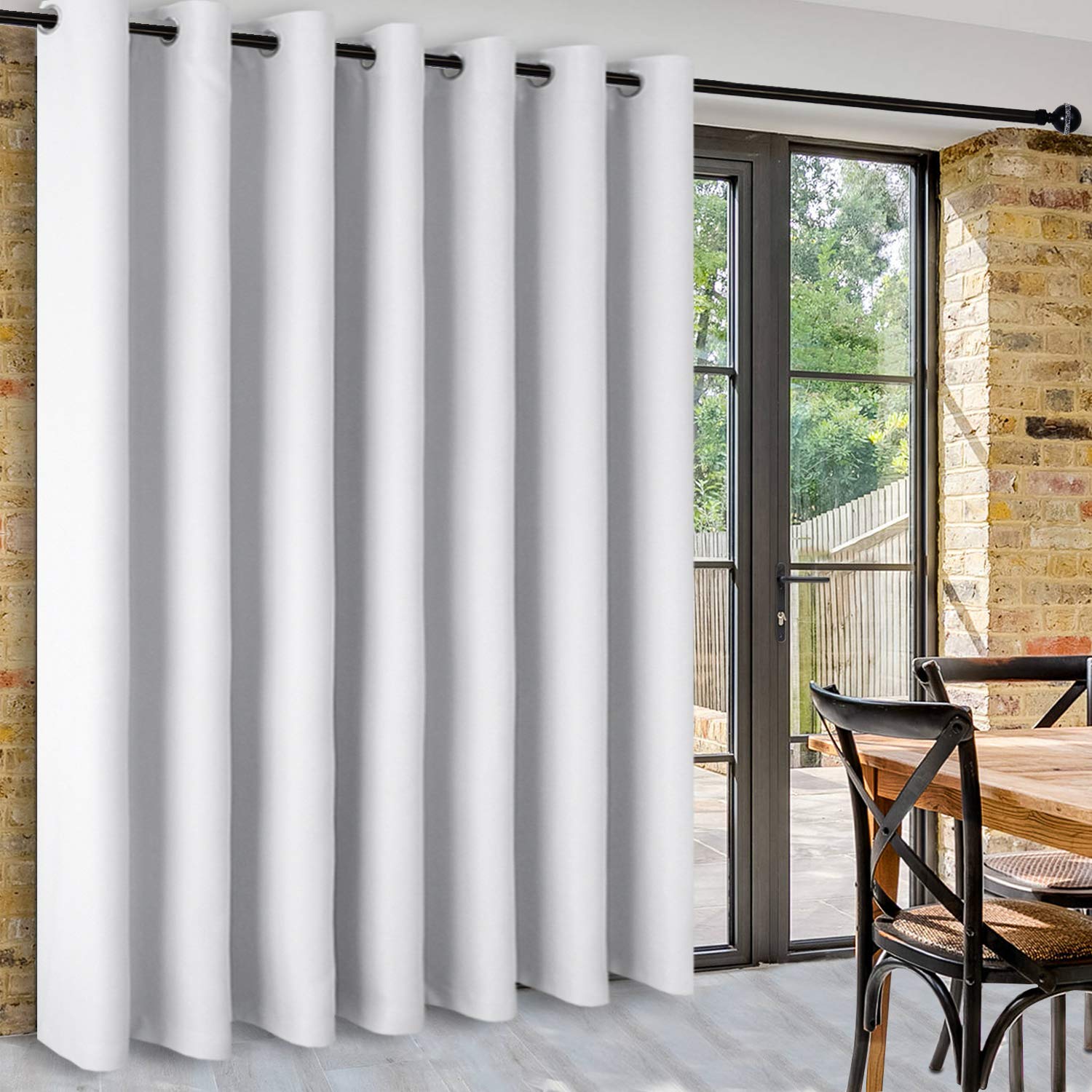 DWCN Room Divider Blackout Curtain, 1 Grommet Curtain Panel