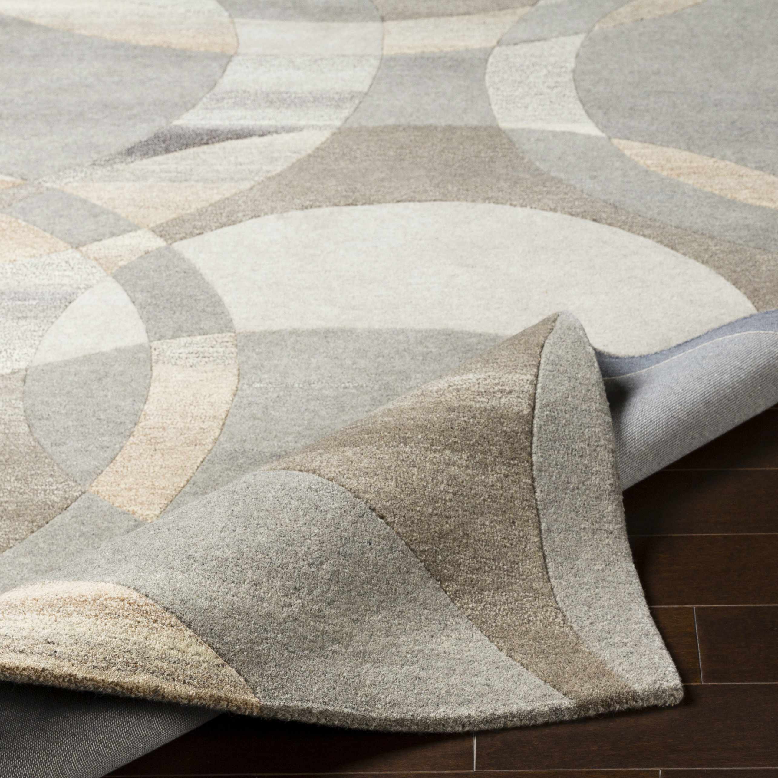 Rillton Modern Wool Rug