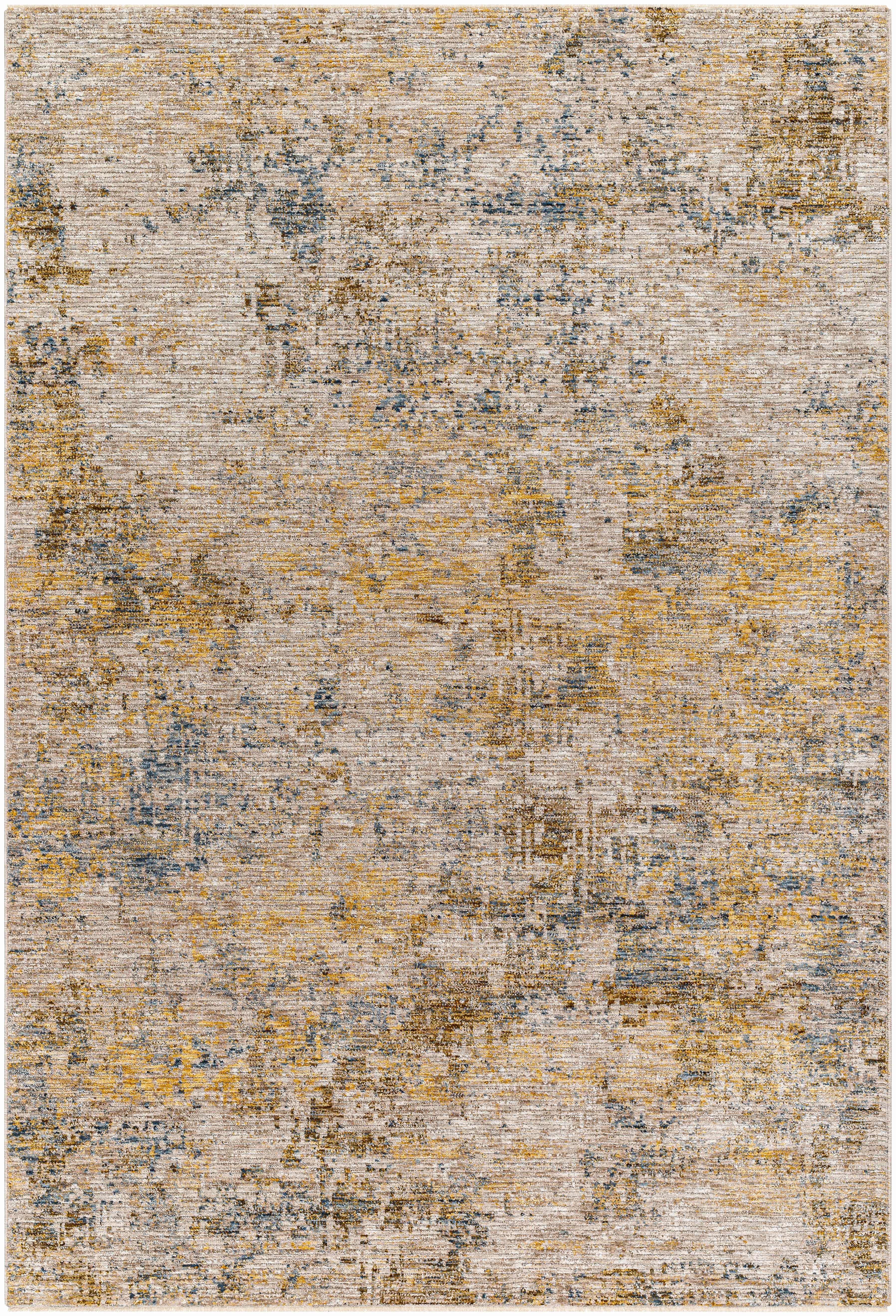 Chas Beige Rich Textured Traditional Rug