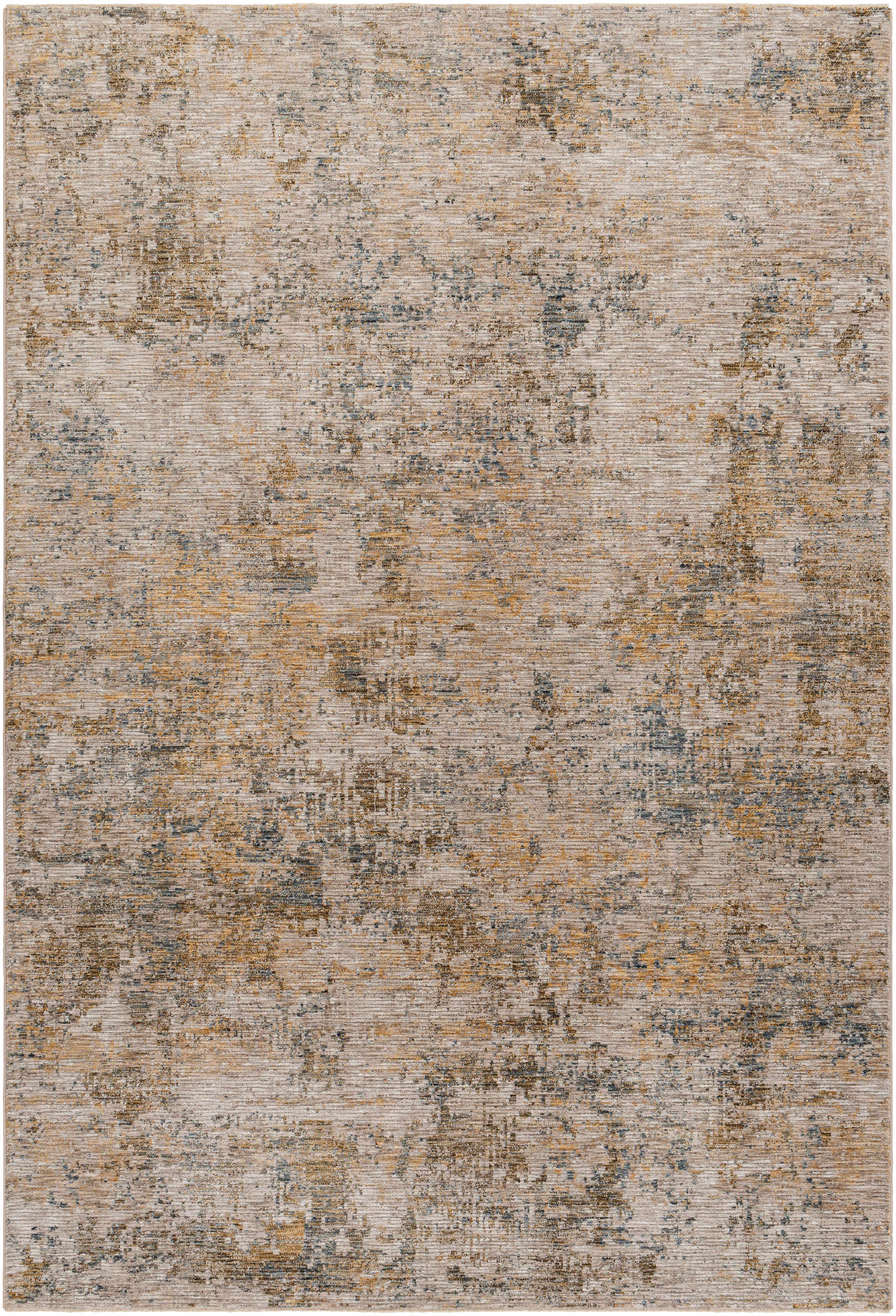 Chas Beige Rich Textured Traditional Rug
