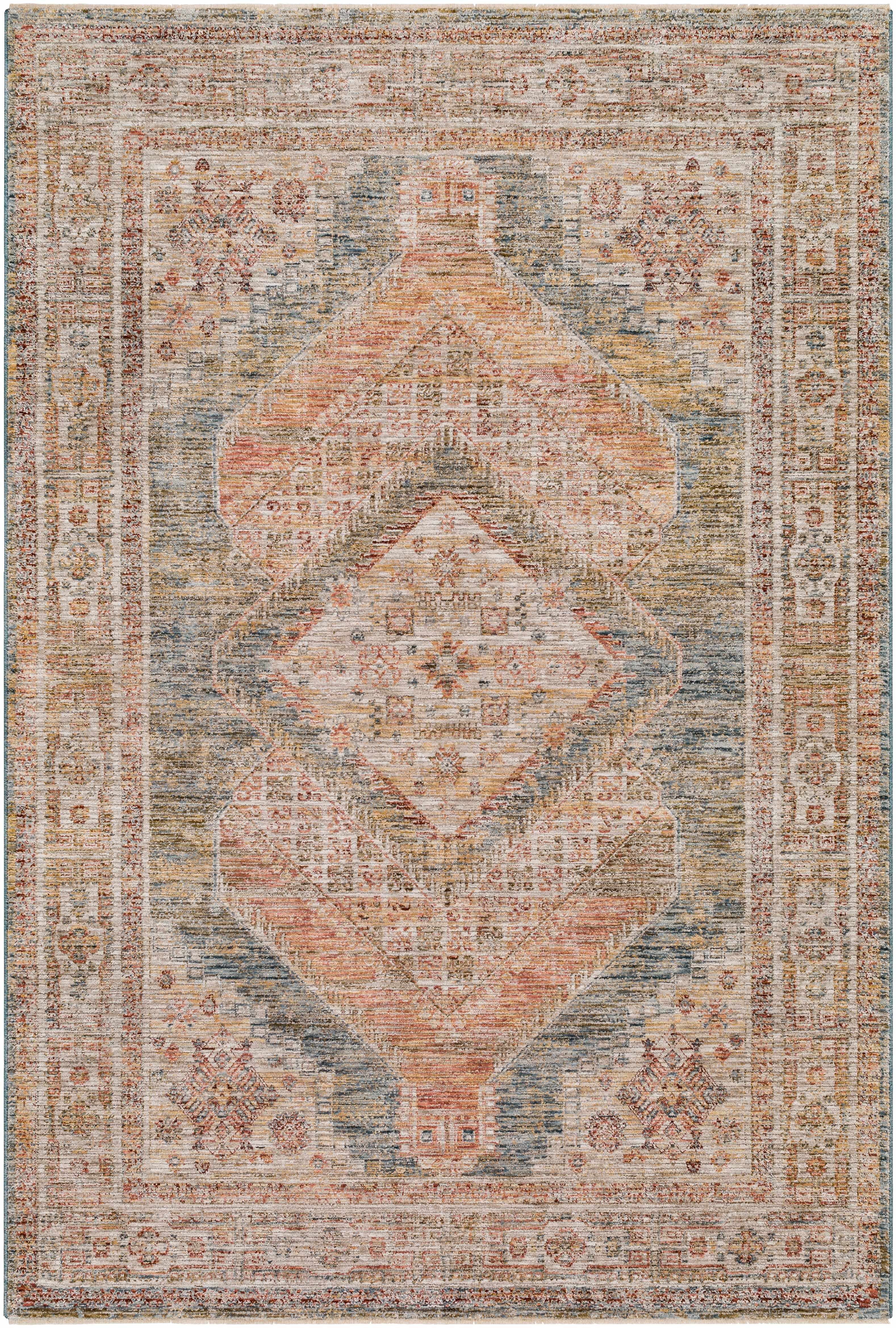Moya Cream Rich Textured Traditional Rug