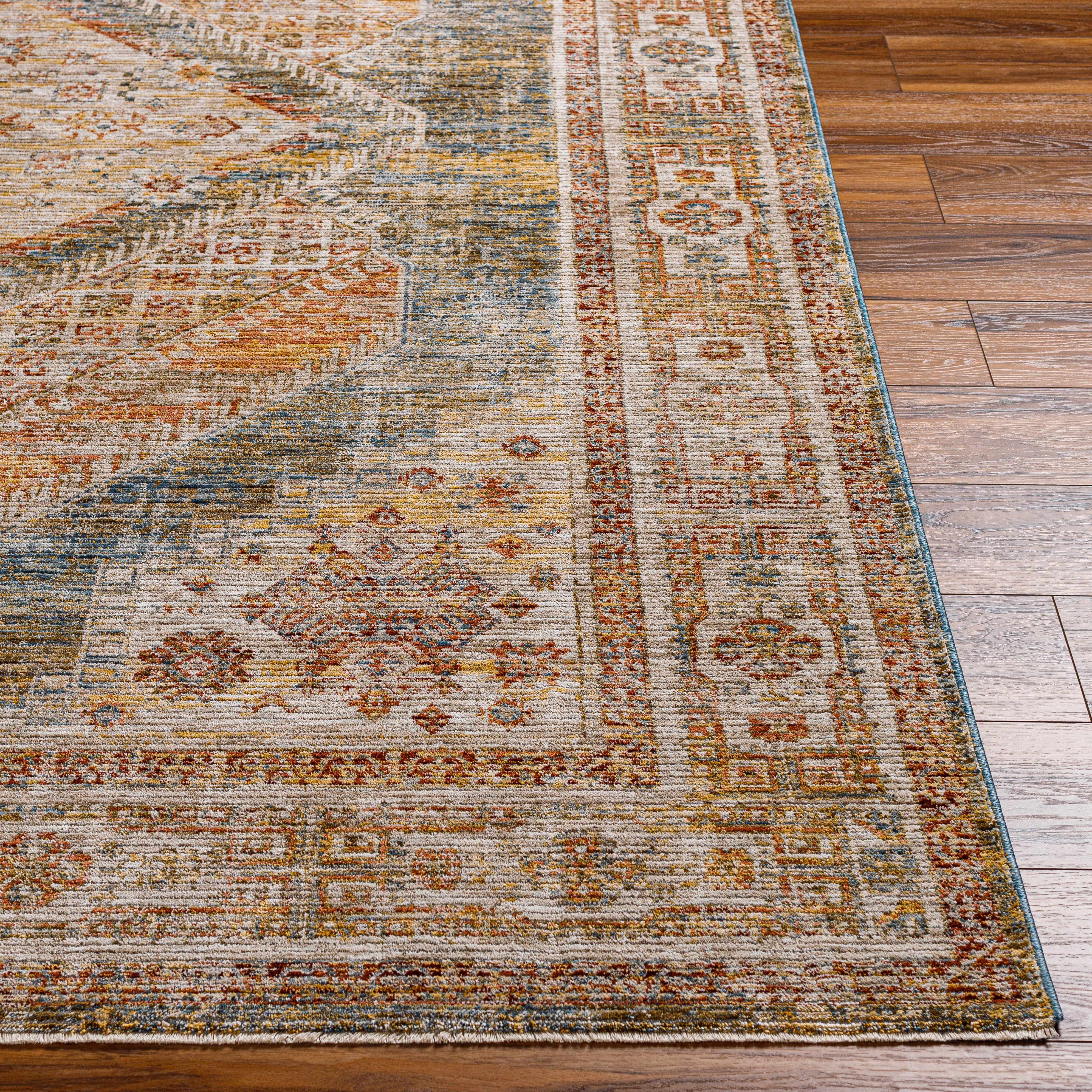 Moya Cream Rich Textured Traditional Rug