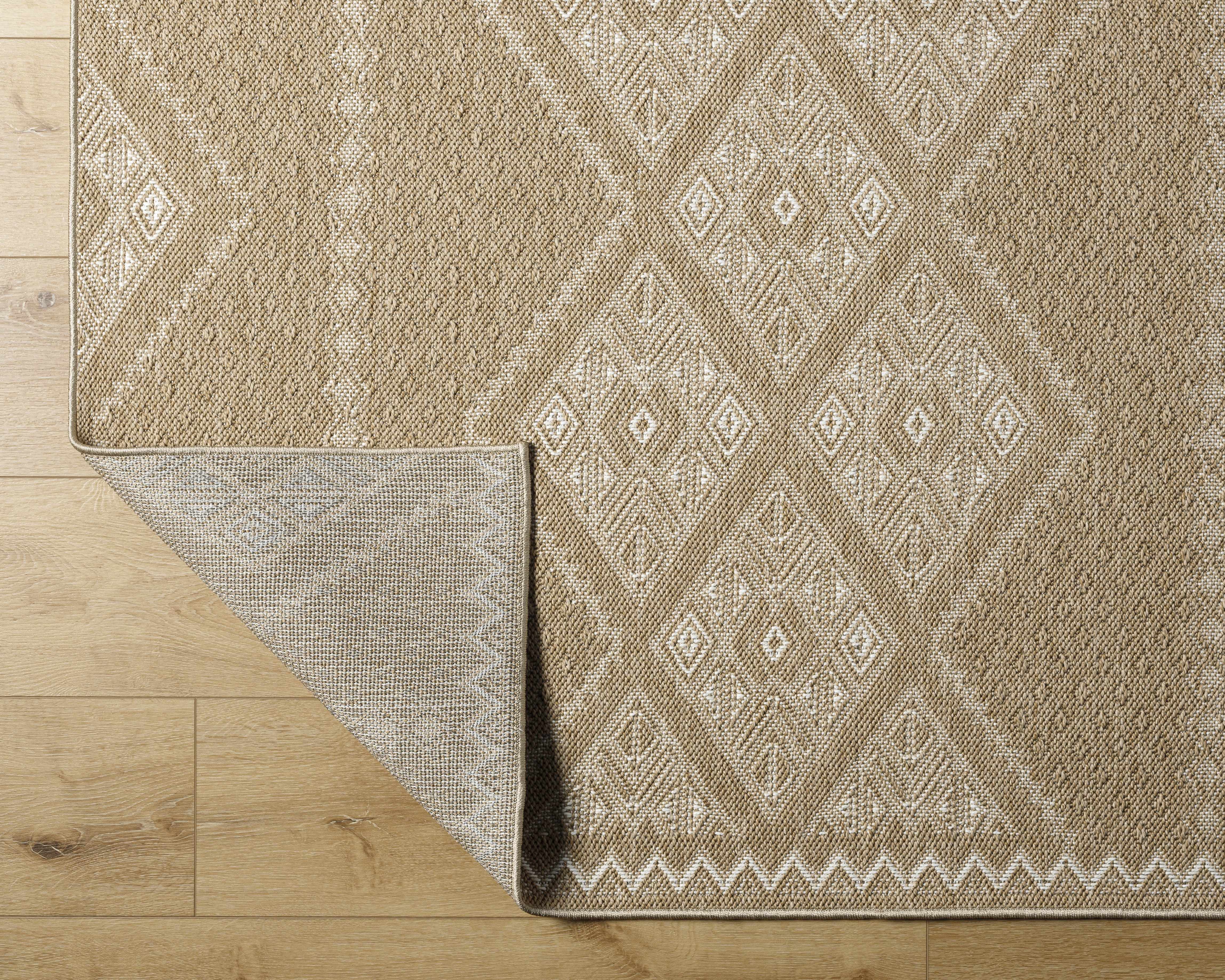 Olina Flatweave Faux Jute Outdoor Rug
