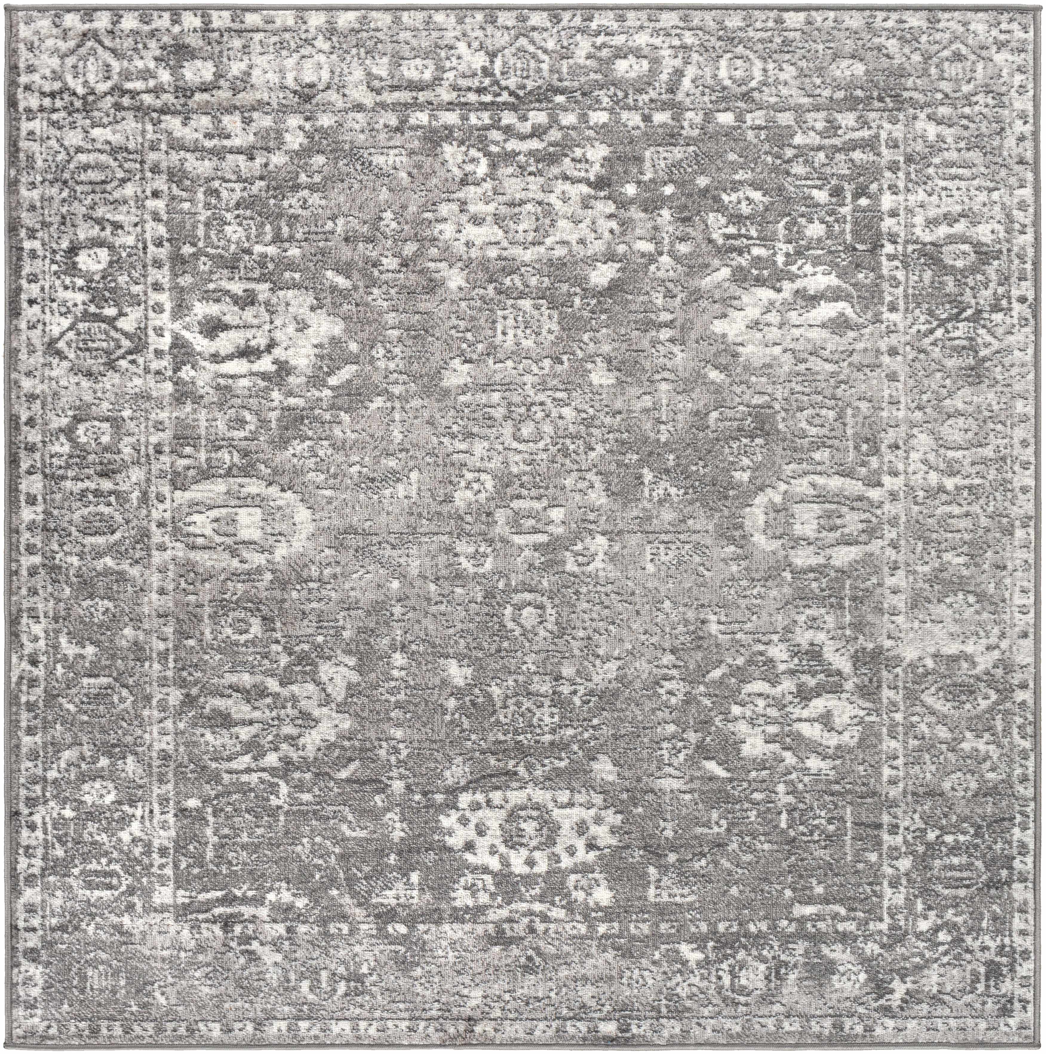 Tripp Distressed Gray Rug